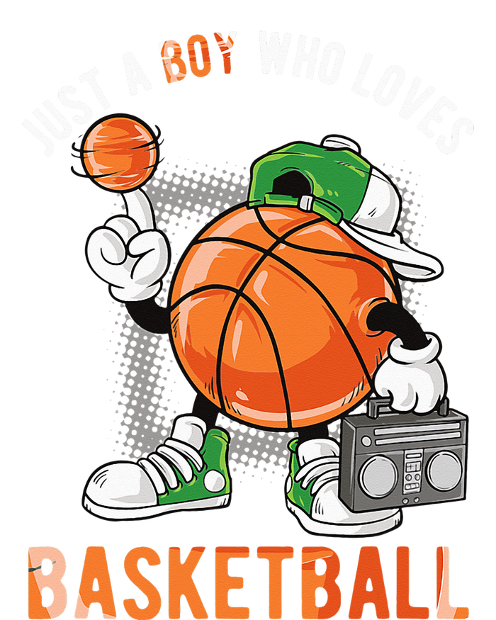 Just A  Who Loves Basketball Grommeted Golf Towel