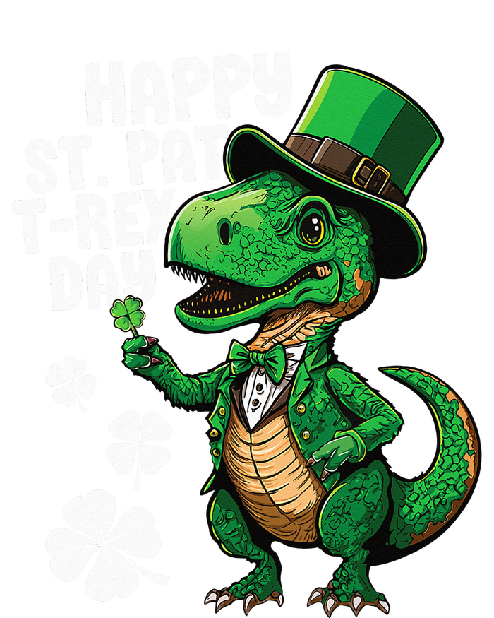 Happy St Pat T-Rex St Patricks Day Dinosaur Leprechaun Funny Ladies Essential Flowy Tank