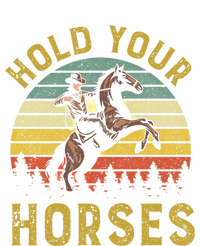 Hold Your Horses Western Rodeo Cow Country Lover Gift Insulated Varsity Jacket