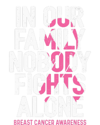 vintage nobody fights alone breast cancer awareness Long Sleeve Shirt