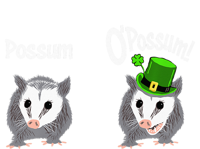 Possum O’Possum Funny Opossum St Patrick’s Day Irish Pun Women's Pullover Hoodie