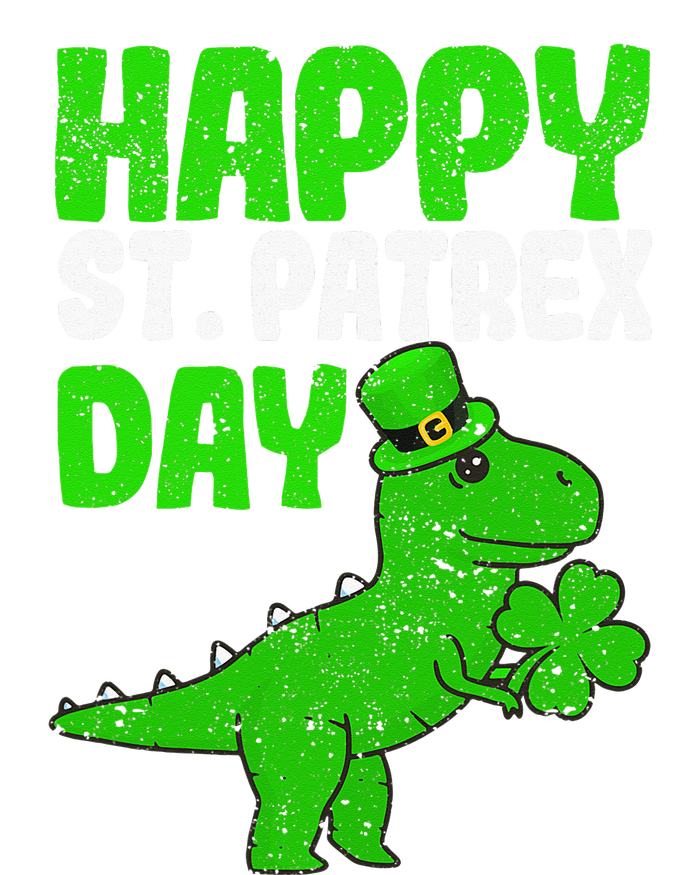 Happy St Patrex Day Funny Irish T-Rex Saint Patricks Dino Kids Long Sleeve Shirt