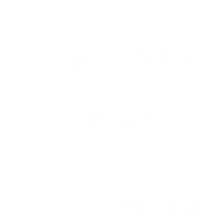 How To Be A Math Person Gift I Funny Match Teacher Gift Insulated Varsity Jacket