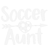 Soccer Aunt Heart Sport Lover Auntie Mother's Day Women's T-Shirt