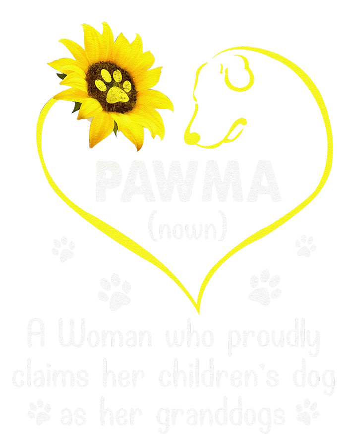 Sunflower Funny Dog Lover Pawma Mother's Day Flexfit Unipanel Trucker Cap