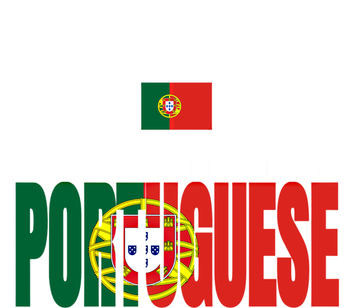 I Am Not Yelling I'm Just Speaking Portuguese Flag Portugal Gift Ladies Essential Flowy Tank