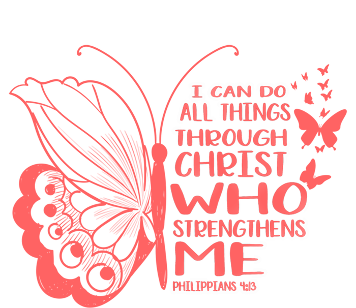 I Can Do All Things Through Christ Religous Bible Butterfly Gift Mesh Reversible Basketball Jersey Tank