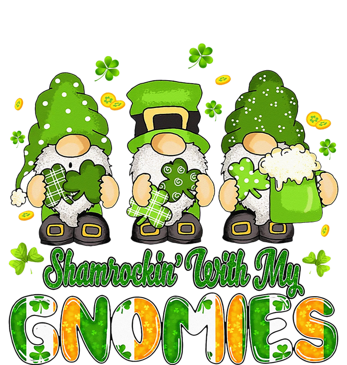 Shamrockin' With My Gnomies green St Patricks Day Kids Long Sleeve Shirt