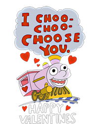 I Choo Choo Choose You Train Love Hearts Valentines Day Gift Tie-Dye Long Sleeve Shirt