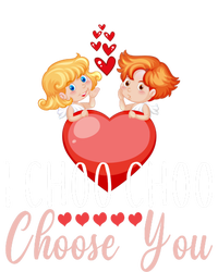 I Choo Choo Choose You Train Valentine`s Day Cool Gift Women's V-Neck T-Shirt