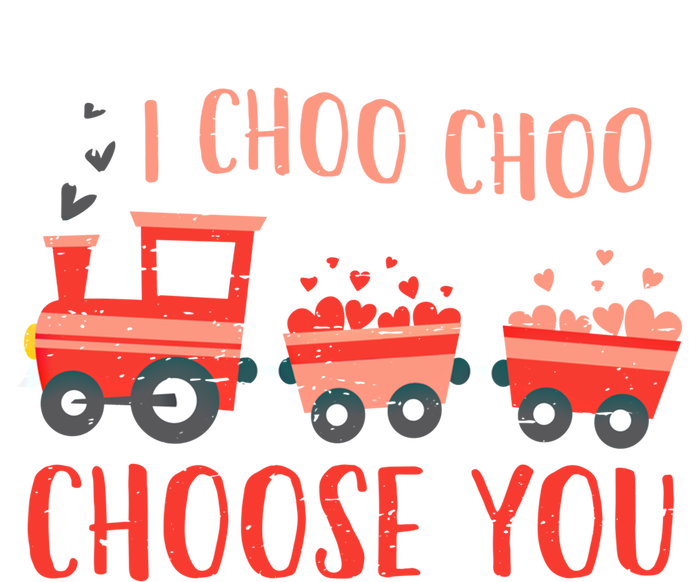 I Choo Choo Choose You Valentines Day Train Gift Zip Tote Bag