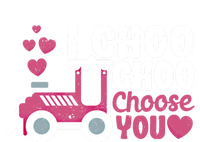 I Choo Choo Choose You Valentine's Day Train Lover Couples Cute Gift Women's Long Sleeve Flannel Pajama Set 