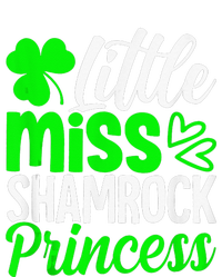 Little Miss Shamrock Princess St Patrick's Day Irish Girls Womens CVC Long Sleeve Shirt