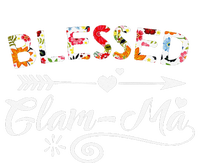 Womens GlamMa Blessed GlamMa Flower Mother's Day Gift T-Shirt