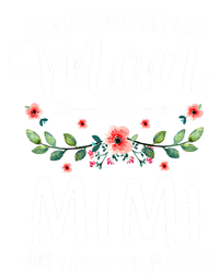 I Have Two Titles Mom And Mimi I Rock Them Both Floral Cool Gift Women's Racerback Tank