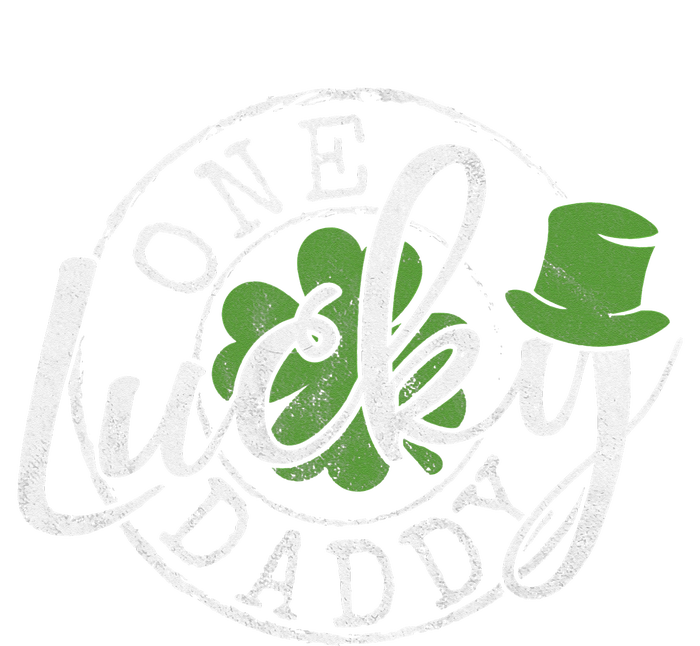 One Lucky Daddy Funny Father Irish Clovers St Patrick's Day T-Shirt