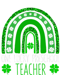 One Lucky Preschool Teacher St Patricks Day Funny Rainbow Premium Hoodie