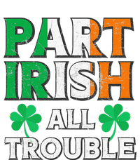 Part Irish All Trouble Funny St Patrick's Day Matching Mesh Reversible Basketball Jersey Tank