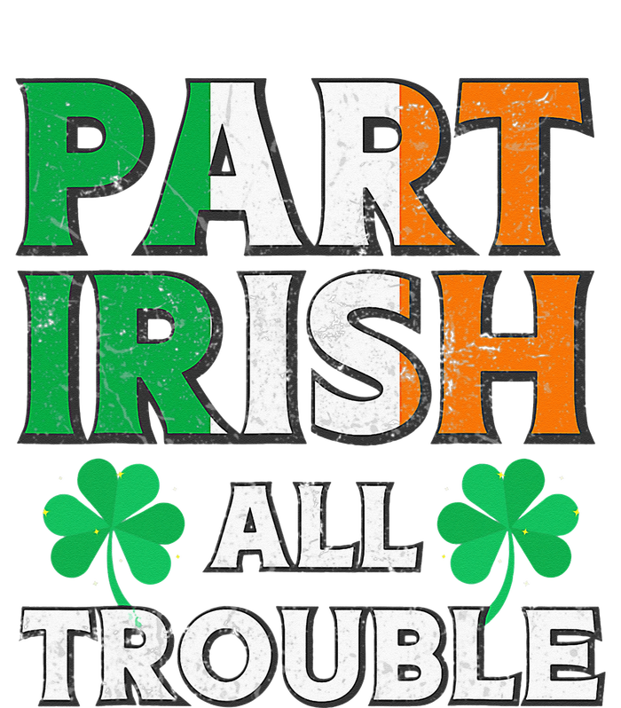 Part Irish All Trouble Funny St Patrick's Day Matching Mesh Reversible Basketball Jersey Tank