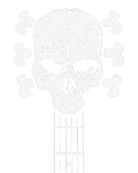 Guitar Skull Skeleton Rock n Roll Music for Guitar Player T-Shirt