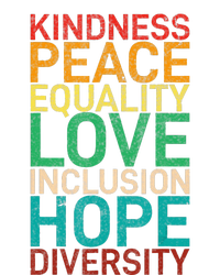 Human Rights Peace Inclusion Love Equality Valucap Bio-Washed Visor