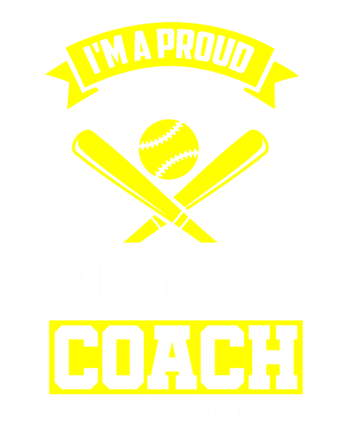 I'm A Proud Softball Coach Of An Awesome Team Coaching Gift Hoodie