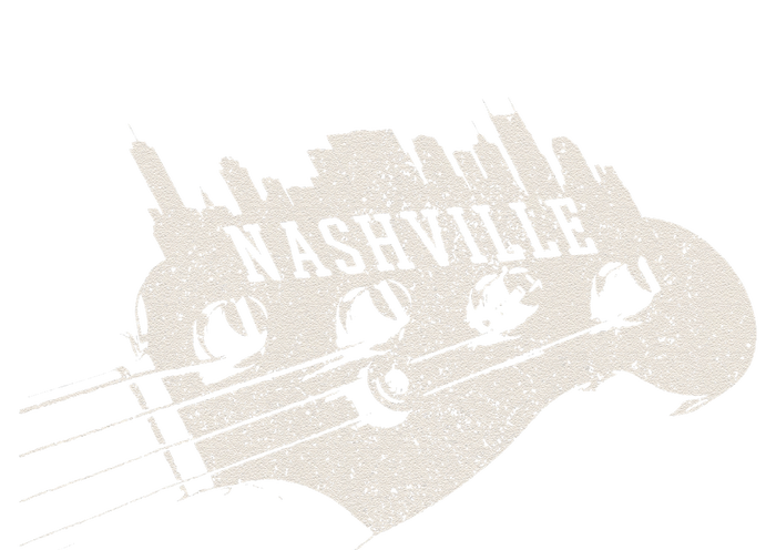 Nashville Skyline Bass Guitar Country Music City souvenir Kids Hoodie