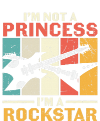 Not Princess Rockstar Vintage Guitar Guitarist Band Player T-Shirt