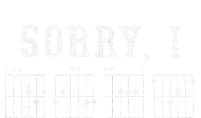 Sorry I-DGAF Funny Hidden Message Guitar Chords For Lover Cropped Pullover Crew