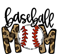 Leopard Baseball Mom Game Day Baseball Season Mothers Day Great Gift T-Shirt