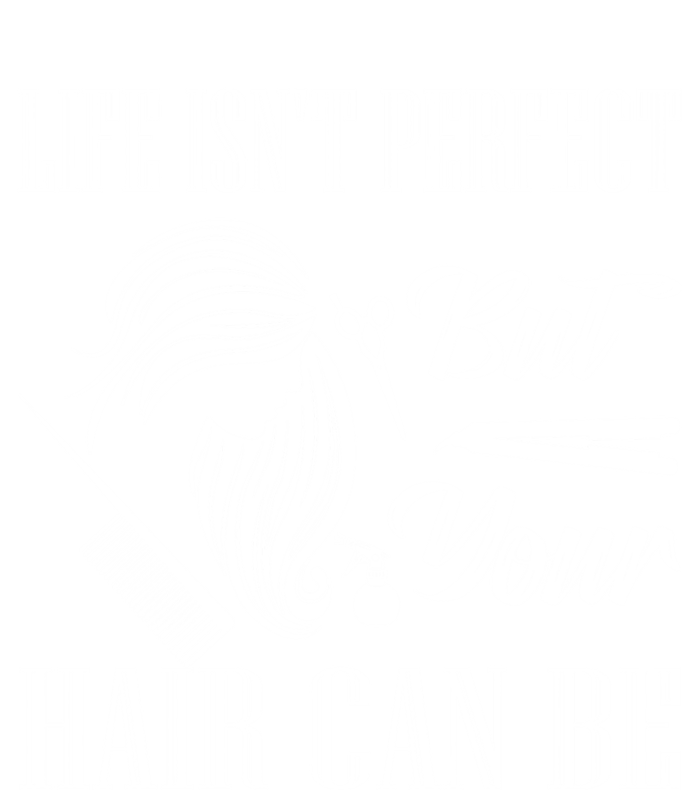 Life Isn't Perfect But Your Hair Can Be Barber Hair Cutting Cool Gift Mesh Reversible Basketball Jersey Tank