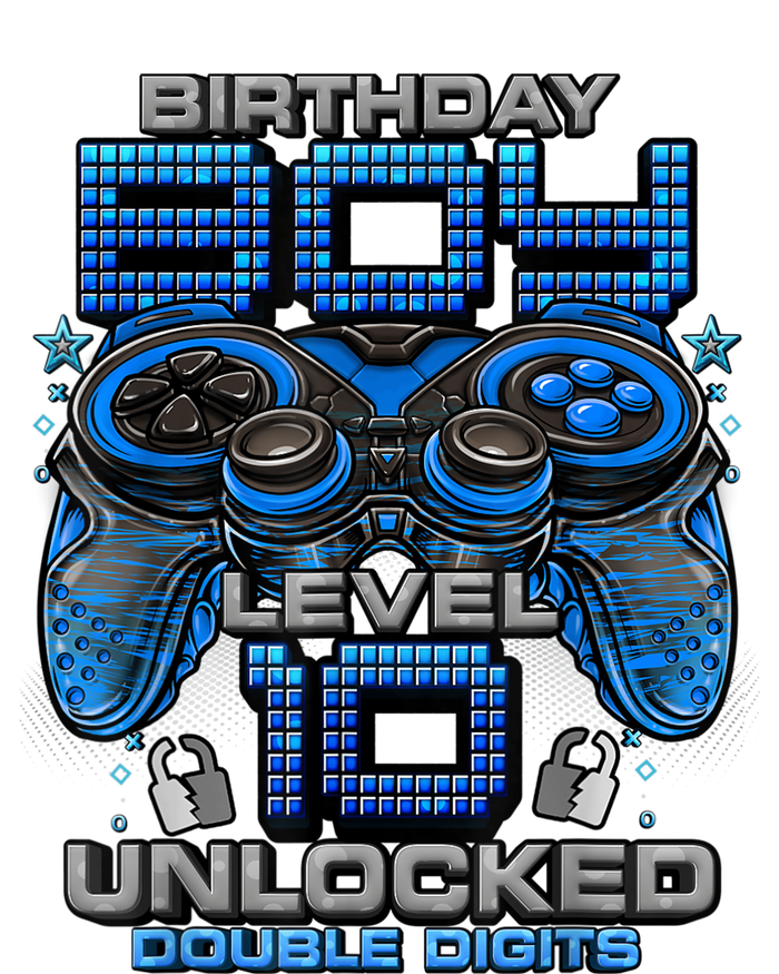 Level 10 Unlocked Awesome Since 2013 10th Birthday Gaming Flat Bill Trucker Hat