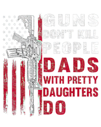 Guns Don't Kill People Dads With Pretty Daughters Humor Dad Valucap Bio-Washed Visor