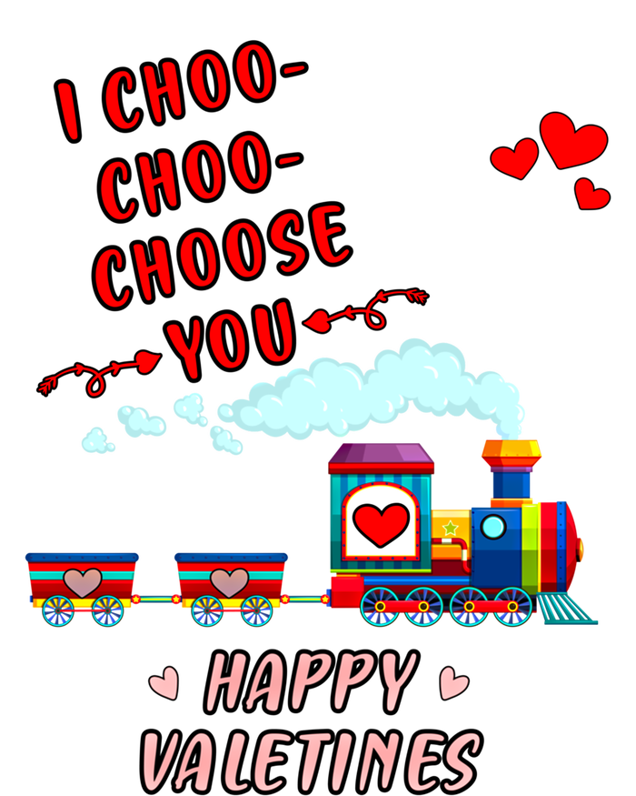 Love Train I Choose You Funny Happy Valentines Day And Lover Meaningful Gift T-Shirt