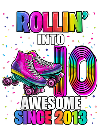 Rollin into 10 Awesome 2013 Roller Skating 10th Birthday Women's Pullover Hoodie