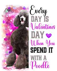 Wo Giant Poodle Dog Valentines Day Mom Dogs Cool Gift Zip Tote Bag