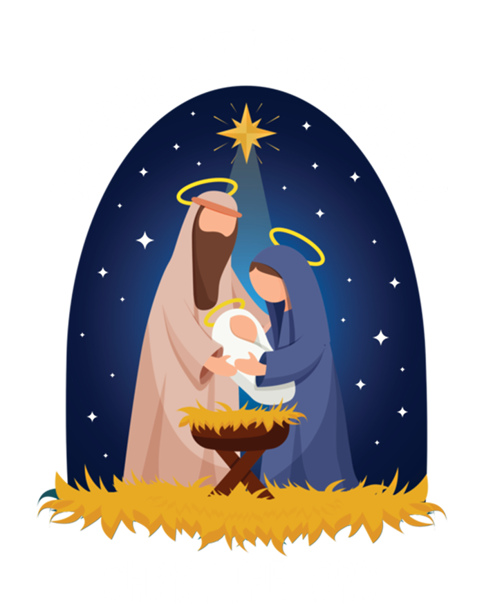 Oh Come Let Us Adore Him Gift Christmas Nativity Meaningful Gift T-Shirt