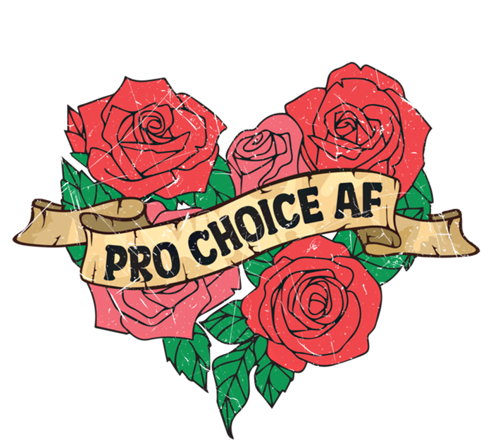 Pro Choice Af Feminist Roses Heart Feminism Great Gift Short Acrylic Beanie