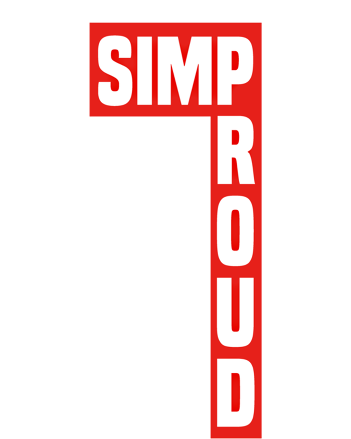 Proud Simp Boxlogo Gift For People Who Respect Funny Gift Long Sleeve Shirt