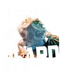 Respect The Beard Reptile Lizard Gift Tie-Dye Long Sleeve Shirt