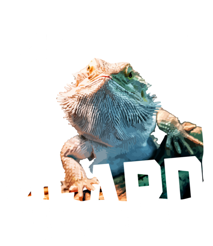 Respect The Beard Reptile Lizard Gift Tie-Dye Long Sleeve Shirt