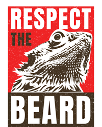 Respect The Bearded Dragon Bearded Dragon Daddy Lizard Cool Gift Zip Tote Bag