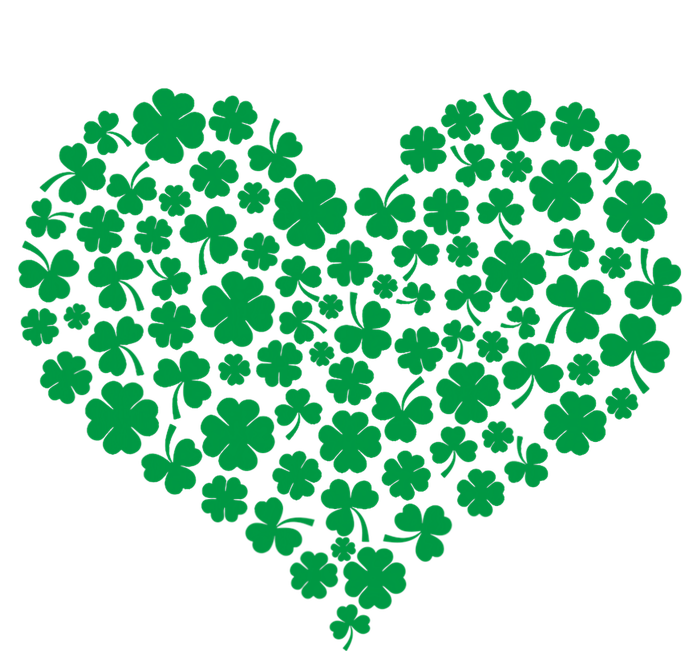 Heart Shamrock Lucky St Patricks Day Sweatshirt