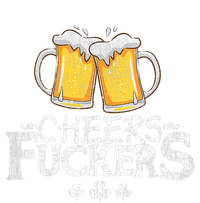 St Patricks Day Cheers Fuckers Funny Beer Drinking Cooling Performance Long Sleeve Crew