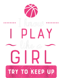 Basketball Shirt -Girls Basketball Gift- Play Like a Girl USA-Made Doggie Bandana