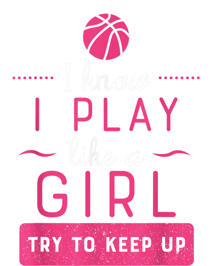 Basketball Shirt -Girls Basketball Gift- Play Like a Girl USA-Made Doggie Bandana