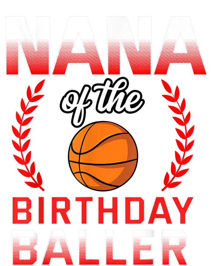 Nana Of The Birthday Boy Basketball Bday Celebration Hooded Wearable Blanket