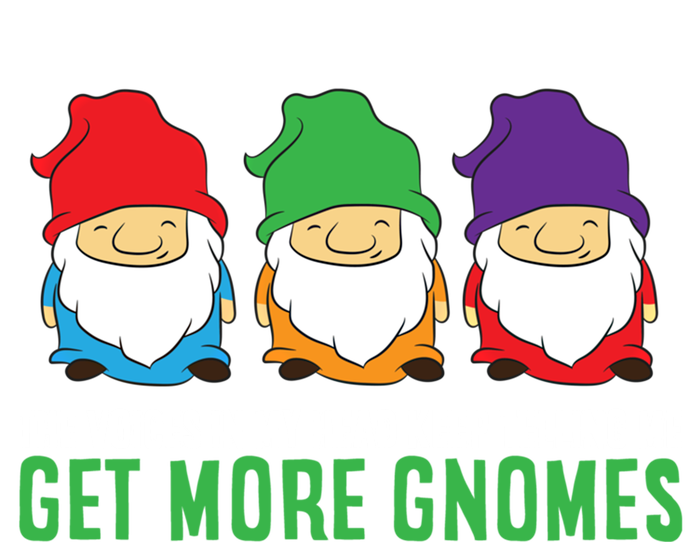 Voices In My Head Keep Telling Me Get More Gnomes Gift Women's Tri-Blend 3/4-Sleeve Raglan Shirt