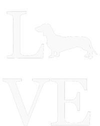 I Love Dachshund Weiner Dog Lover White Graphic Pet Owner T-Shirt