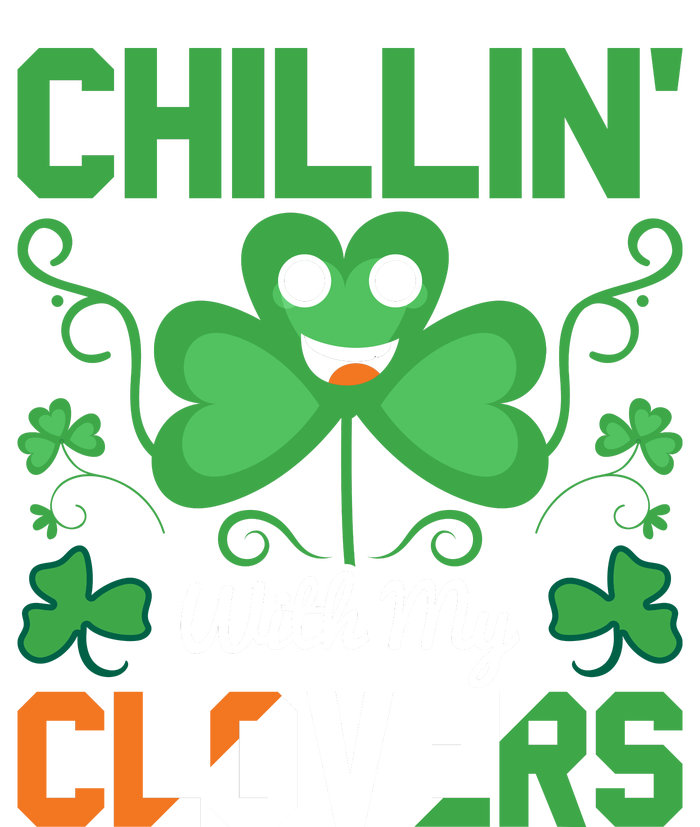 Chillin' With My Clovers Funny St Patricks Day Mousepad